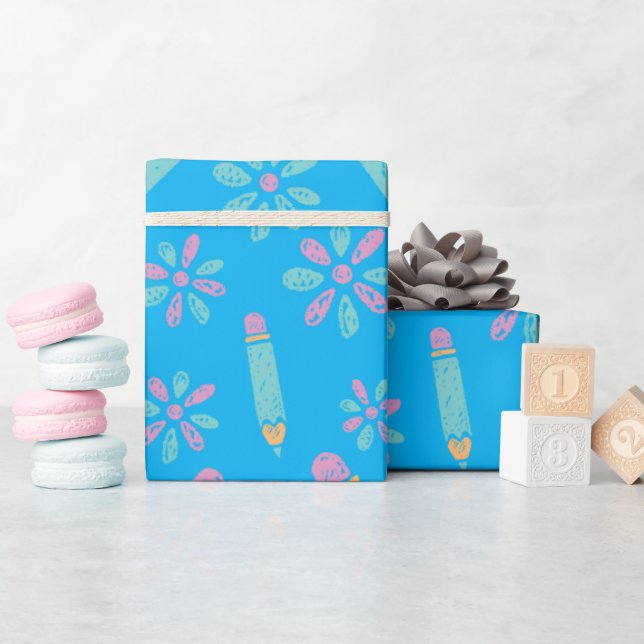 Cadeau Papier d'enveloppement sans soudure : École de cra (Baby Shower)