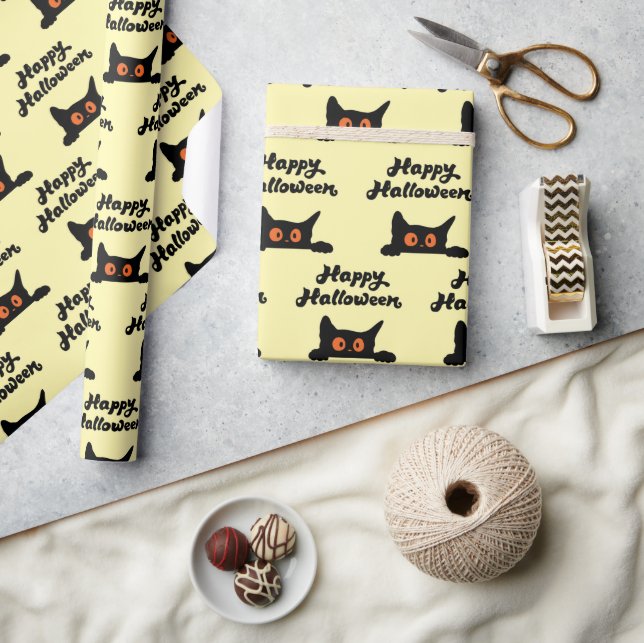 Cadeau Papier d'enveloppement sans soudure pour Halloween (Artisanat)