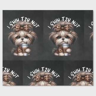 Cadeau Papier d'enveloppement Shih Tzu