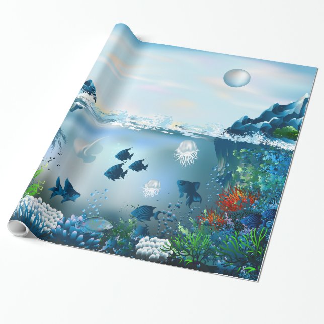 Cadeau Papier d'enveloppement sous-marin 5A (Déroulé)