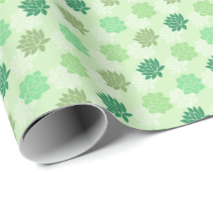 Cadeau Papier d'enveloppement Susucculents