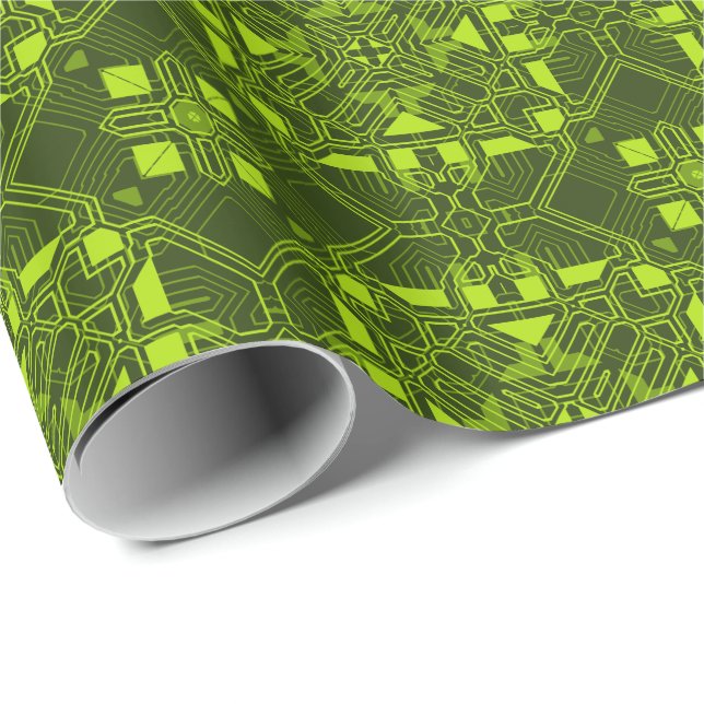 Cadeau Papier d'enveloppement Techno 1 (Coin rond)