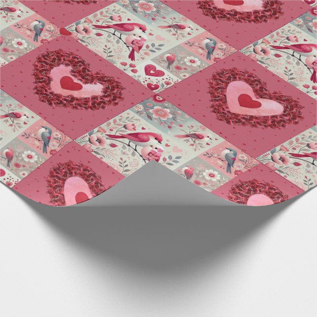 Cadeau Papier d'enveloppement Valentine (Coin)