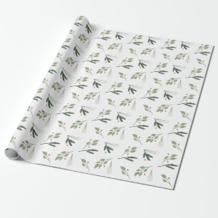 Cadeau Papier d'enveloppement vert pour vacances
