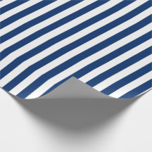 Papier d'enveloppement vintage Bleu & Blancs