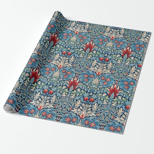 Cadeau Papier d'enveloppement William Morris (Déroulé)