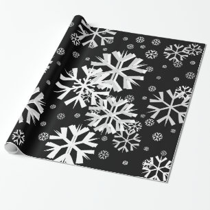Cadeau Papier d'épluchement de Noël-noir