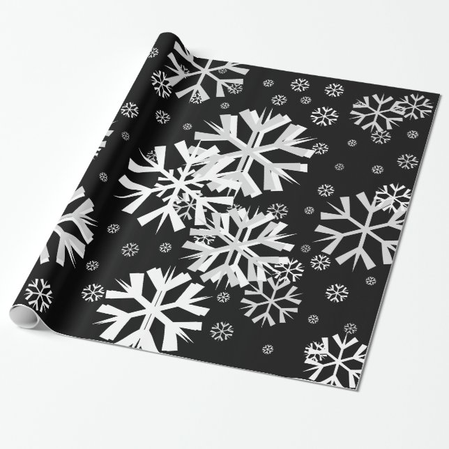 Cadeau Papier d'épluchement de Noël-noir (Déroulé)