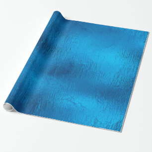 Cadeau PAPIER D'ÉTIQUETAGE DE Noël Bleu brillant