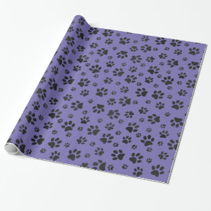 Cadeau Papier d'habillage de conception Empreintes de pat