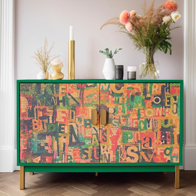 Cadeau Papier d'habillage ou de découpage (This is a mockup, your design may appear larger/smaller depending on the size of the decoupage piece)