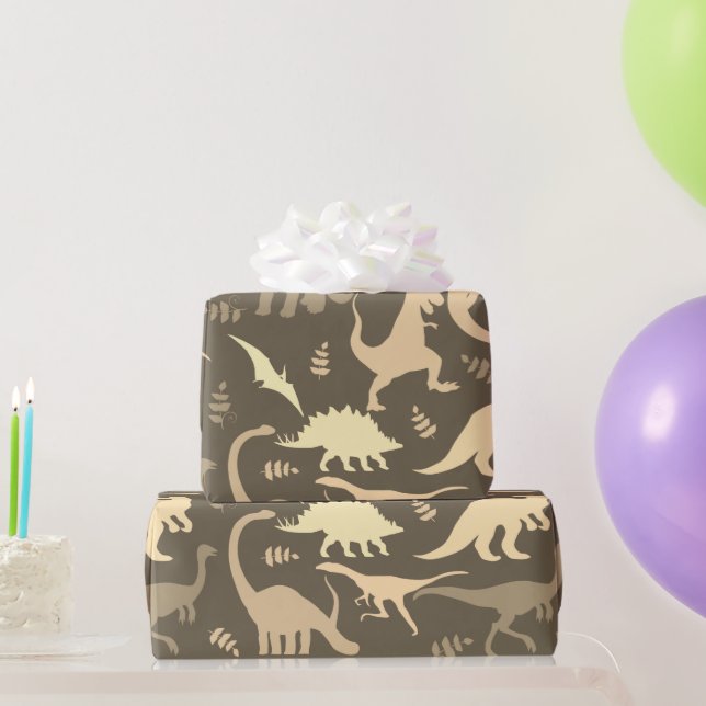 Cadeau Papier Dinosaure (Cadeaux de fête)