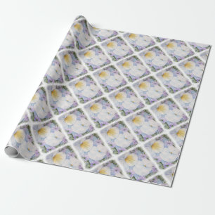 CADEAU PAPIER EN BOUILLOIRE BLANC PANSY
