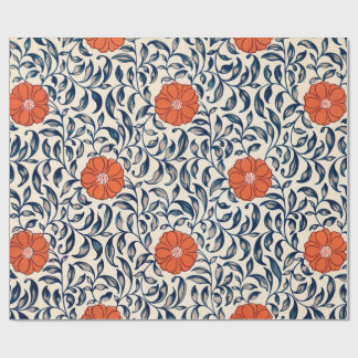 CADEAU PAPIER EN MODÈLE FLORAL CHINOIS