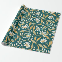 Papier enveloppant dans le style Arts et Artisanat
