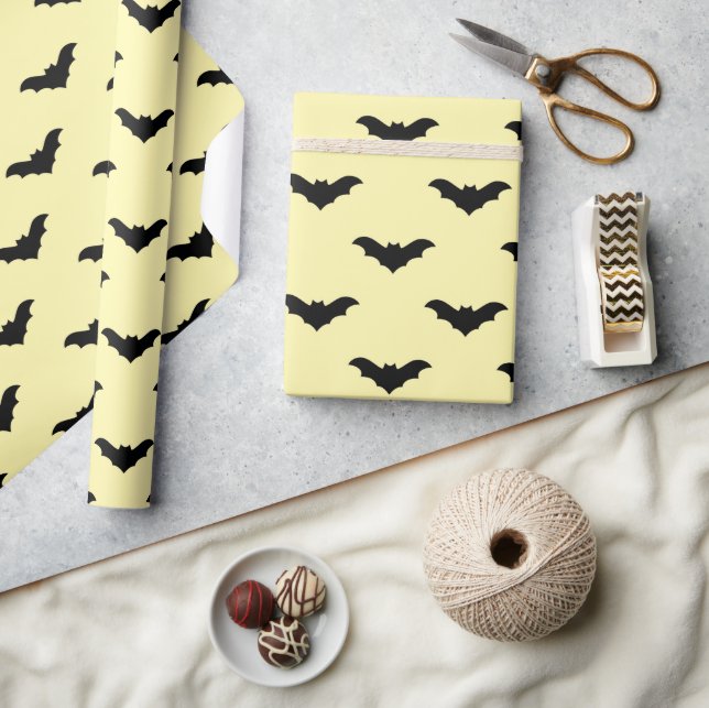 Cadeau Papier enveloppant sans soudure pour Halloween dép (Artisanat)