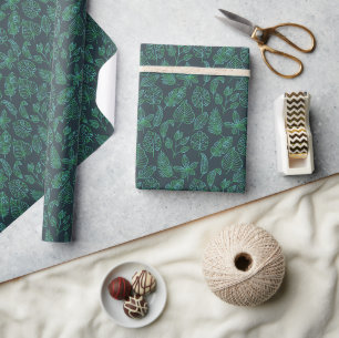 Cadeau Papier Feuille d'enveloppement de palme végétale t