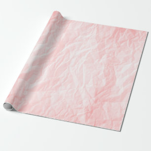 Cadeau Papier froissé rose pastel pour les fêtes de Noël