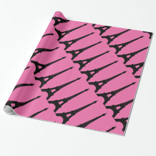 Cadeau Papier Fuchsia et Black Paris