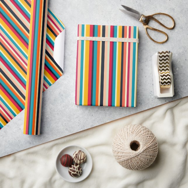 Cadeau Papier Gras et Coloré (Artisanat)