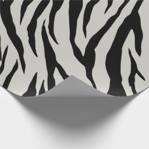 Cadeau Papier gravé en gras Zebra