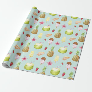 Cadeau Papier Motif d'été