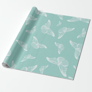 Cadeau Papier numérique motif papillon