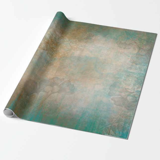 Cadeau papier peint arrière - plan grunge feuille (Déroulé)