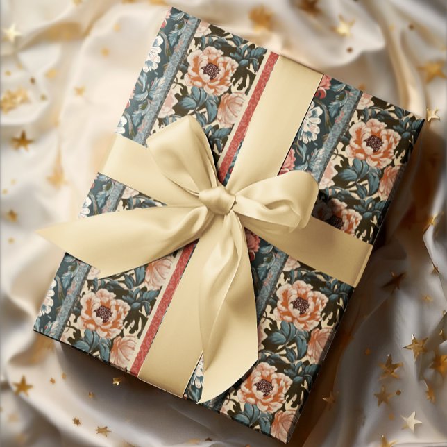 Cadeau Papier peint d'époque en fleur baroque Floral (Créateur téléchargé)