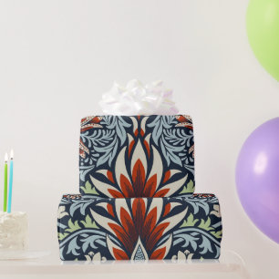Cadeau Papier peint floral Morris Navy Blue Snakeshead