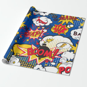 Cadeau Papier peint Superhero Blast