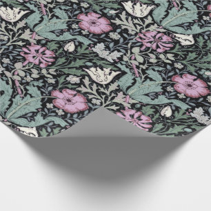Cadeau Papier peint victorien botanique de pavot William