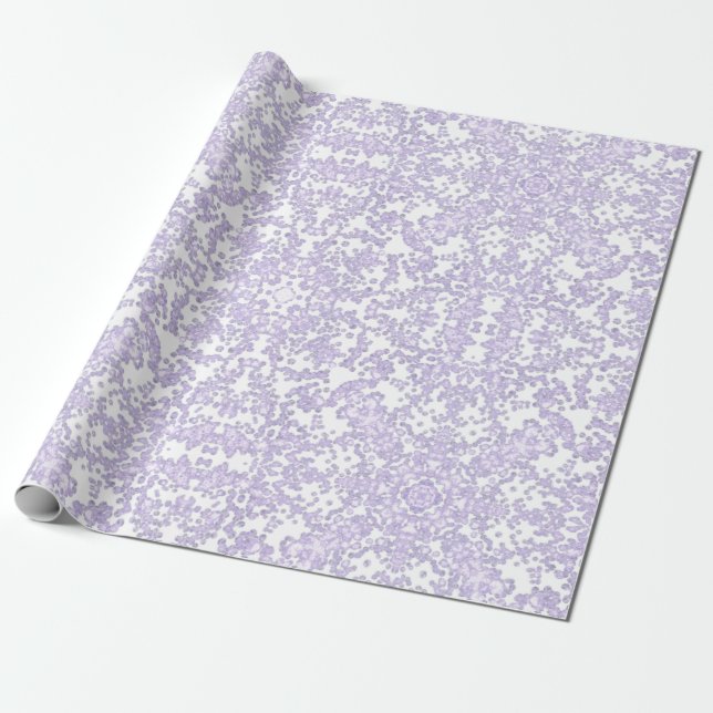 Cadeau Papier peint Vintage Lavender Design abstrait (Déroulé)