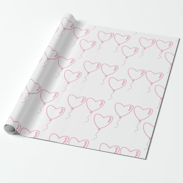 Cadeau Papier pour emballer des cadeaux pour la Saint-Val (Déroulé)