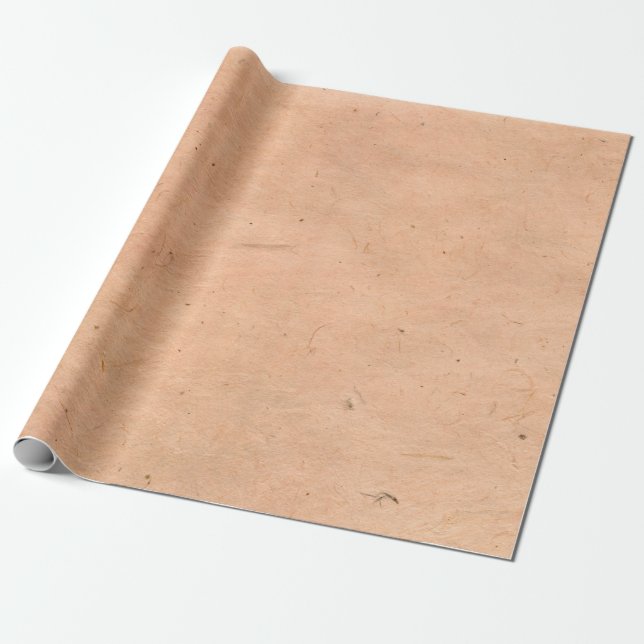 Cadeau Papier rose pâle fait main (Déroulé)