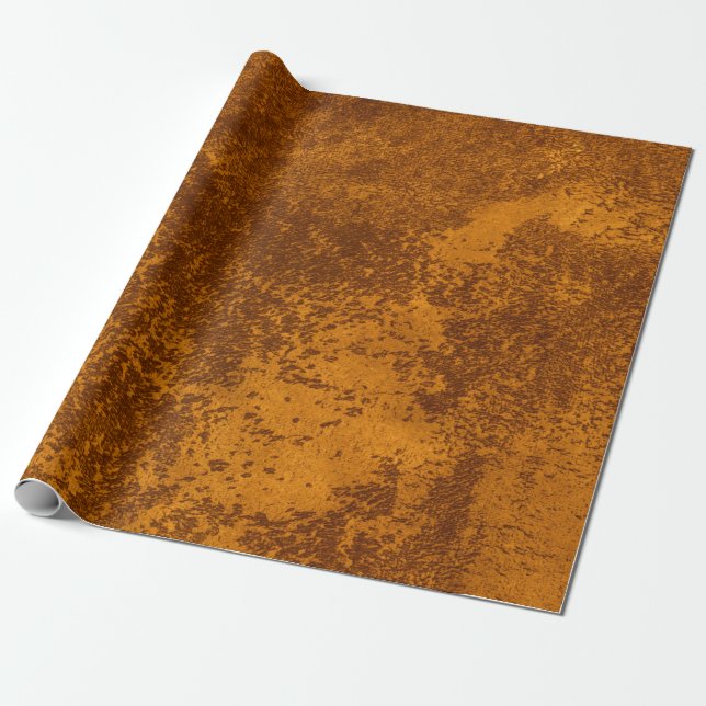 Cadeau Papier rustique doré Abstrait sur papier d'emballa (Déroulé)