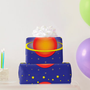 Cadeau Papier Saturn Wrapper