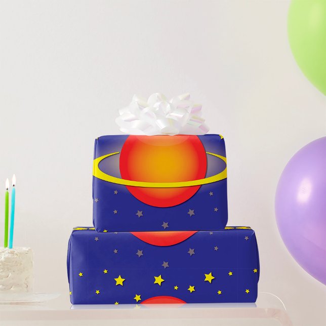 Cadeau Papier Saturn Wrapper (Créateur téléchargé)