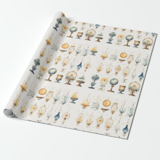 Cadeau Papier Tissu Boho Vintage