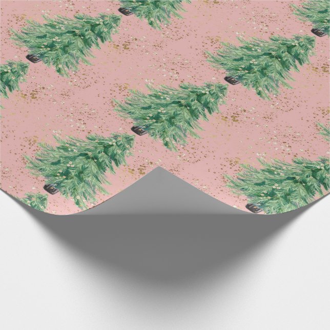 Cadeau Papier traditionnel/classique Arbre de Noël (Coin)