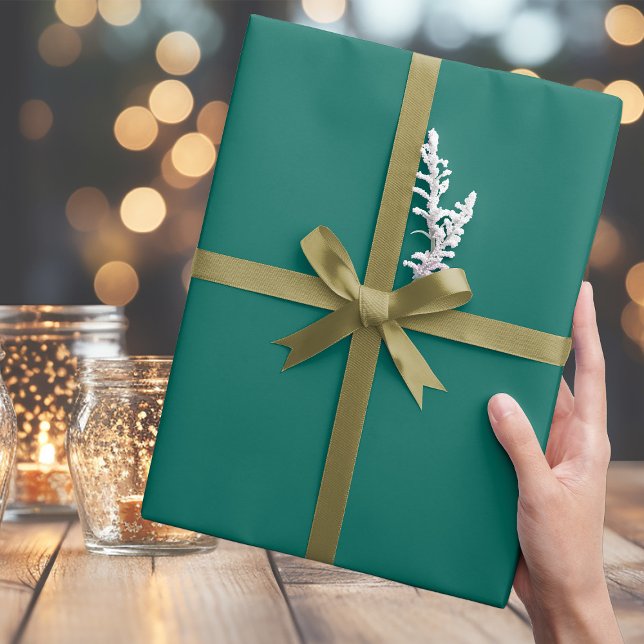 Cadeau Papier vert bleu vert moyen tendance (Créateur téléchargé)