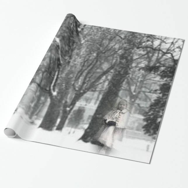 Cadeau Papier Victorian Child Wrapper (Déroulé)