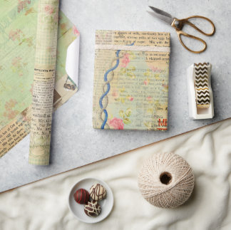Cadeau Papier vintage