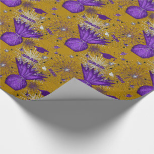 Cadeau PAPIER WRAP 2020 Grad Centerpiece-violet-or-GIFT
