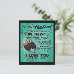 Cadeau parfait personnalisé, à ma lettre de mari