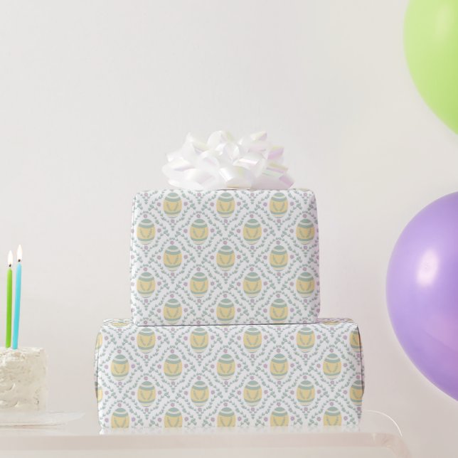 Cadeau Pastel Damask OE. de Pâques Papier Motif à envelop (Cadeaux de fête)