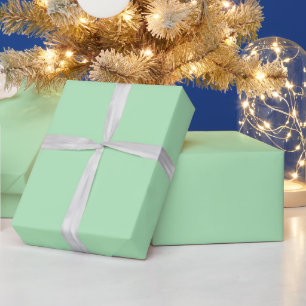Cadeau Pastel Mint Green #B2EBBB papier d'enveloppement