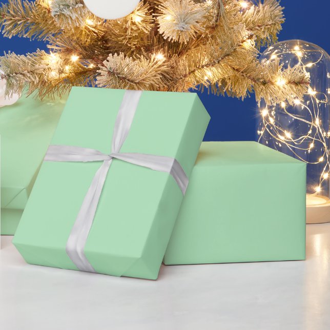 Cadeau Pastel Mint Green #B2EBBB papier d'enveloppement (Vacances)
