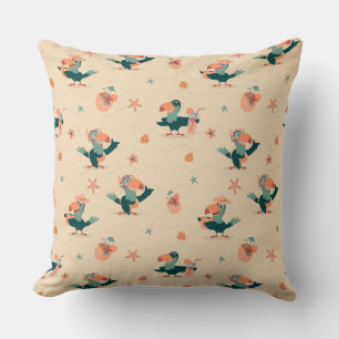 Cadeau personnalisé Coussin photo d'oiseaux