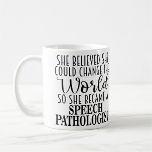 Cadeau personnalisé de mug pour orthophoniste